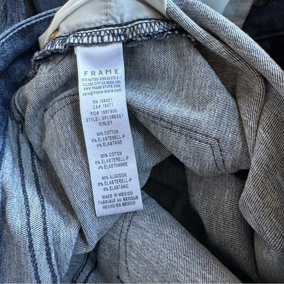 Frame Denim Blue Cropped Jeans - Picture 12 of 12